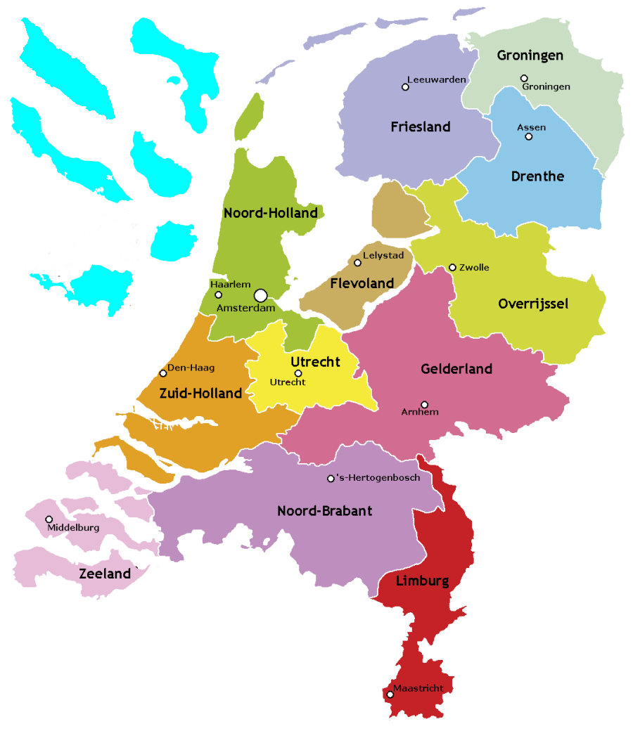 Map Nederland